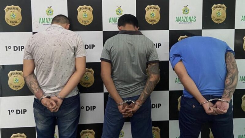 Trio é preso suspeito de furtar carros com uso de dispositivo ‘chapolin’, no interior do Amazonas