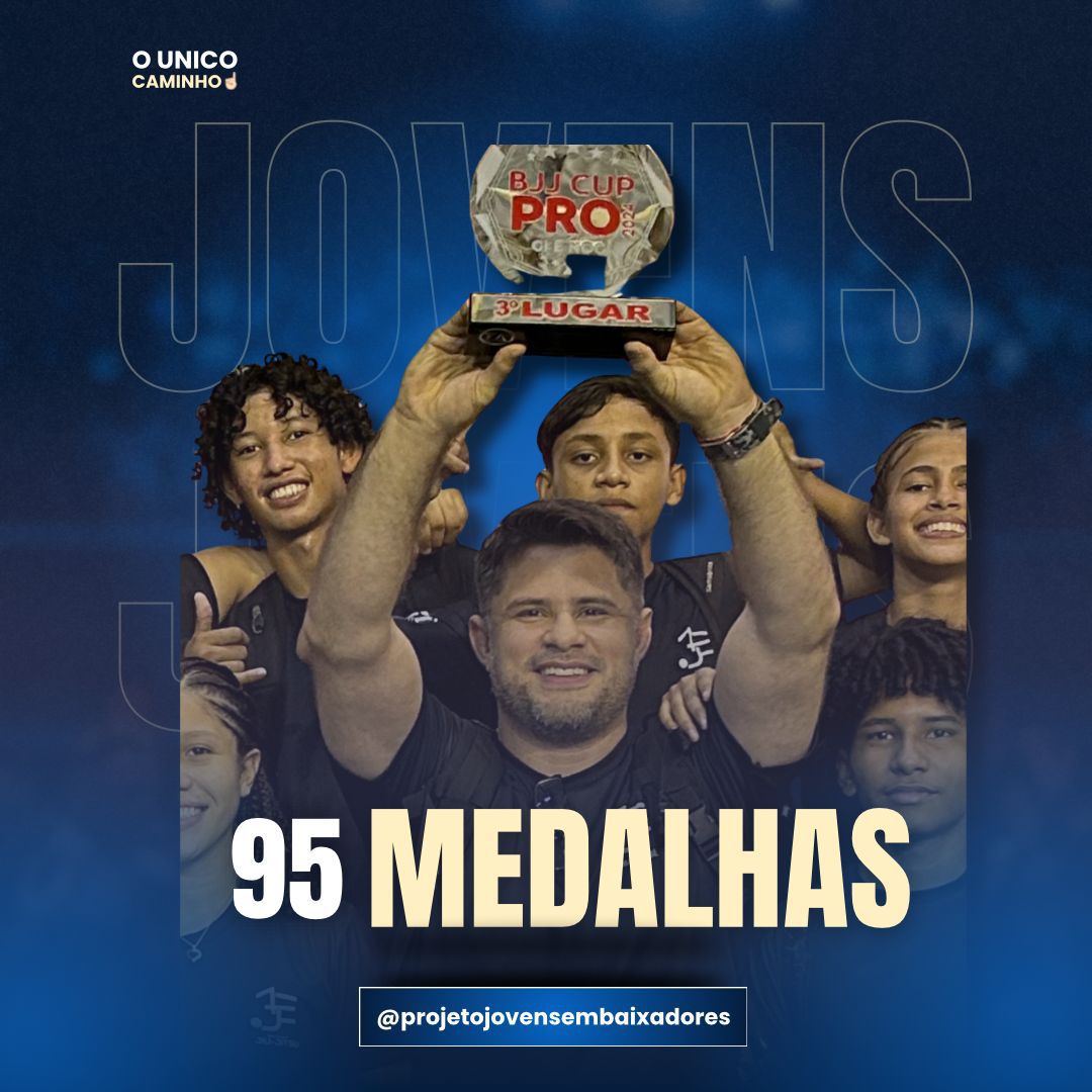 Projeto Jovens Embaixadores, apoiado pela PC-AM, conquista pódio em campeonato de jiu-jitsu